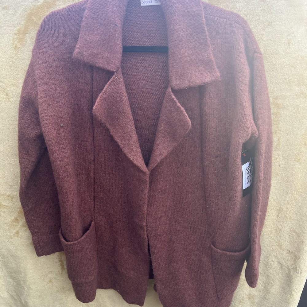 BE COOL Women's Rust Cardigan